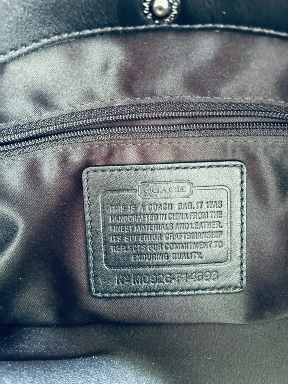 Authentic Coach Penelope Signature Satchel F14696 Khaki EXCELLENT CONDITION!! - Picture 11 of 14